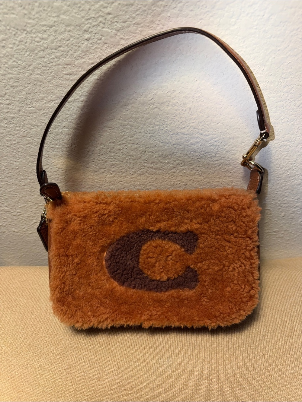 Coach Nolita 19 Shearling Shoulder Bag